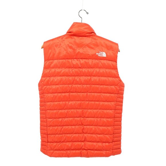 The North Face Orange Puffer Vest 550 Down Fill Small - Picture 6 of 7